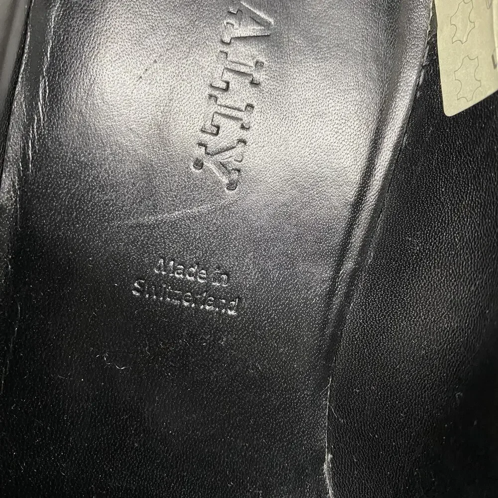 Bally Vignolo Black Leather HorseBit Loafers Men 9.5 D Swiss Made Quiet Luxury